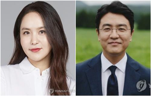 왼쪽부터 박지윤·최동석 <사진: 연합뉴스>
